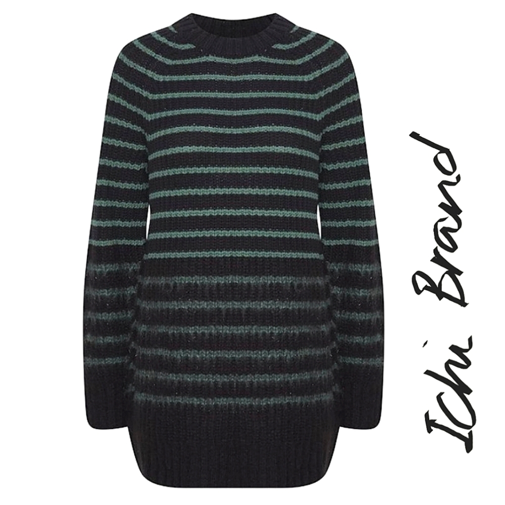 ICHI WOMEN'S WOOL BLEND LONG SLEEVE SWEATER